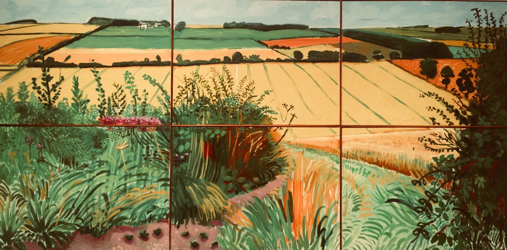 11_David Hockney, THe Road to Thwing, July 2006