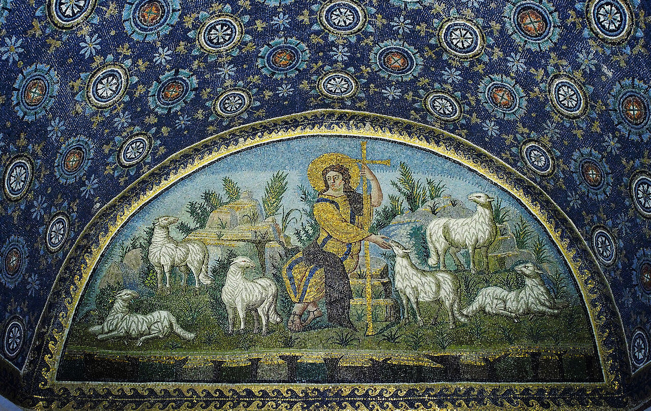 הרועה הטוב, מוזיאוליאום גאיה פלסדיה, ראוונה