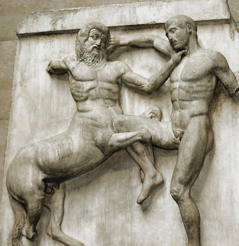הקנטאור נאבק בלפית, אתונה, מאה 5 לפנהס