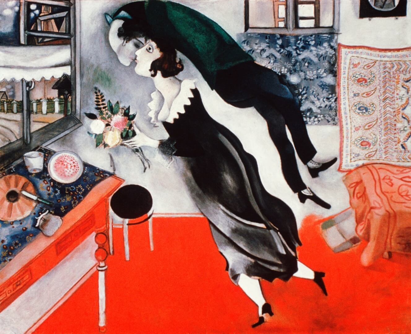 The Birthday, by Marc Chagall