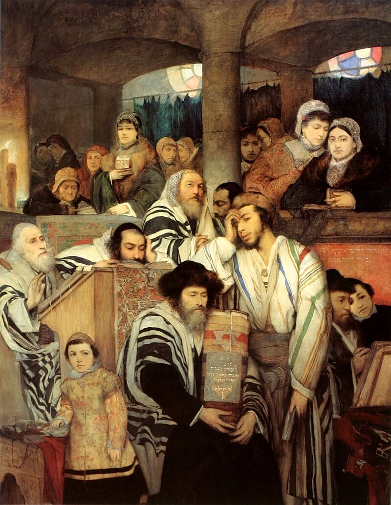 Maurycy_Gottlieb_-_Jews_Praying_in_the_Synagogue_on_Yom_Kippur - 1878