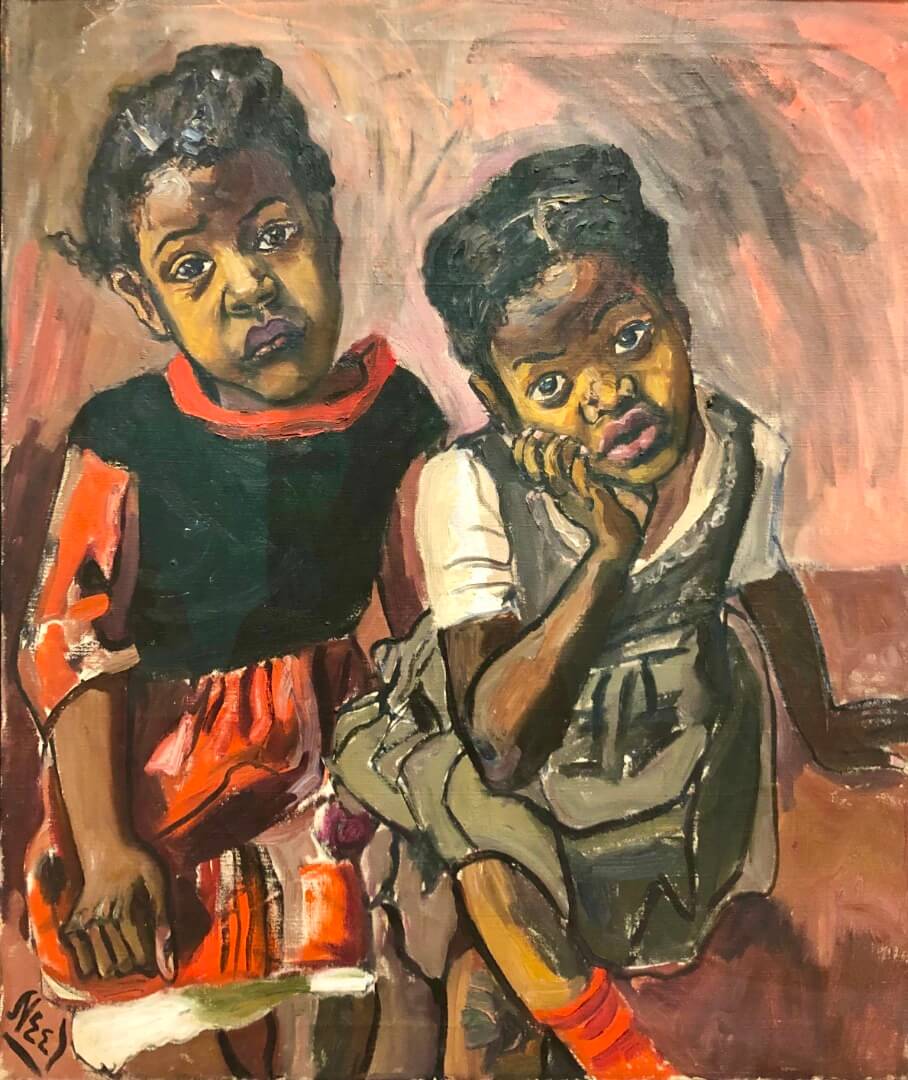 4_Alice Neel, Two Girls, Spanish Harlem, 1959