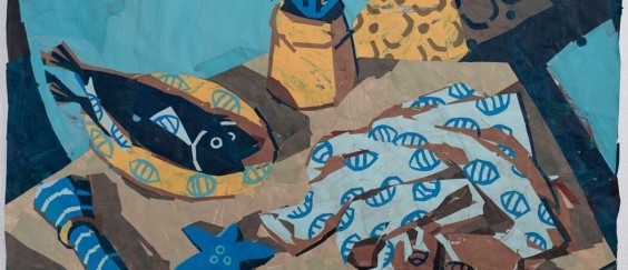 untitled 5רותם עמיצור, קולאז עם נייר צבוע ביד, צילום ליבי קסל