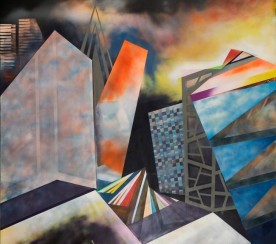 עמיר גרשי, ללא כותרת, 2018, ספריי על בד